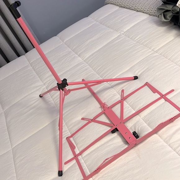 Pink, Fully Adjustable Sheet Music Stand - Picture 2 of 4